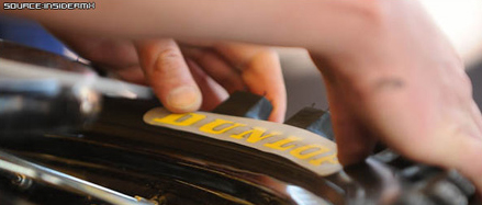 A Dunlop Tire Sticker