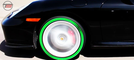 Green Tire Decals