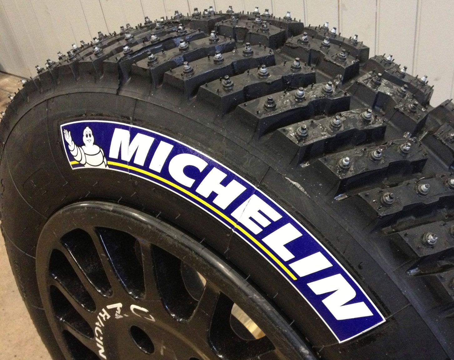 Blue & White Michelin Man Tire Decals | TIRE STICKERS