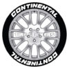 continental tire stickers - 8 decals tyre lettering