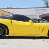 yellow continental tire stickers - corvette c6 - chevy-3