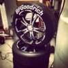 BF GOODRICH tire lettering