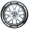 Tire Flares – Tire Graphics – white