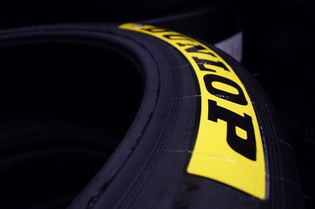 Yellow dunlop mx tire stickers new arrivals