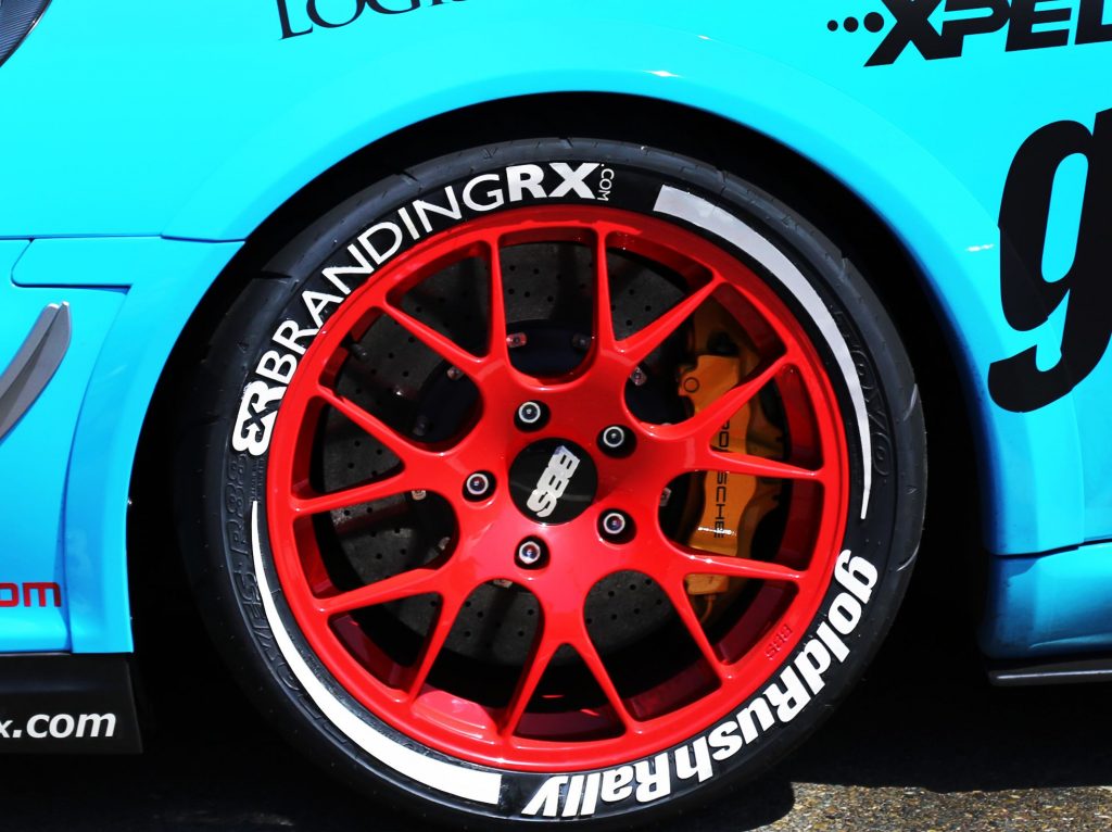 Tire Stickers - goldRush Rally - Branding RX