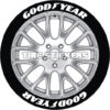 Goodyear tire lettering
