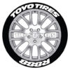 toyo tires r888 tire stickers - 8 decals