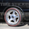 Chevy Impala Red Line Tires - Tire Stickers