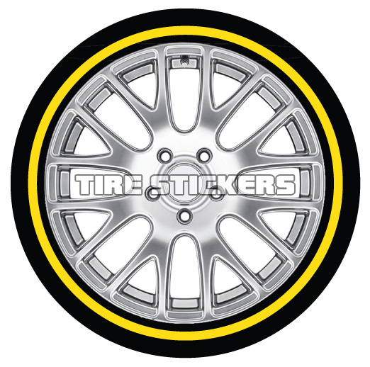 STRIPS Tire Lettering CREATE YOUR OWN Stickers 14"-24" 4 Tires CUSTOM Wording