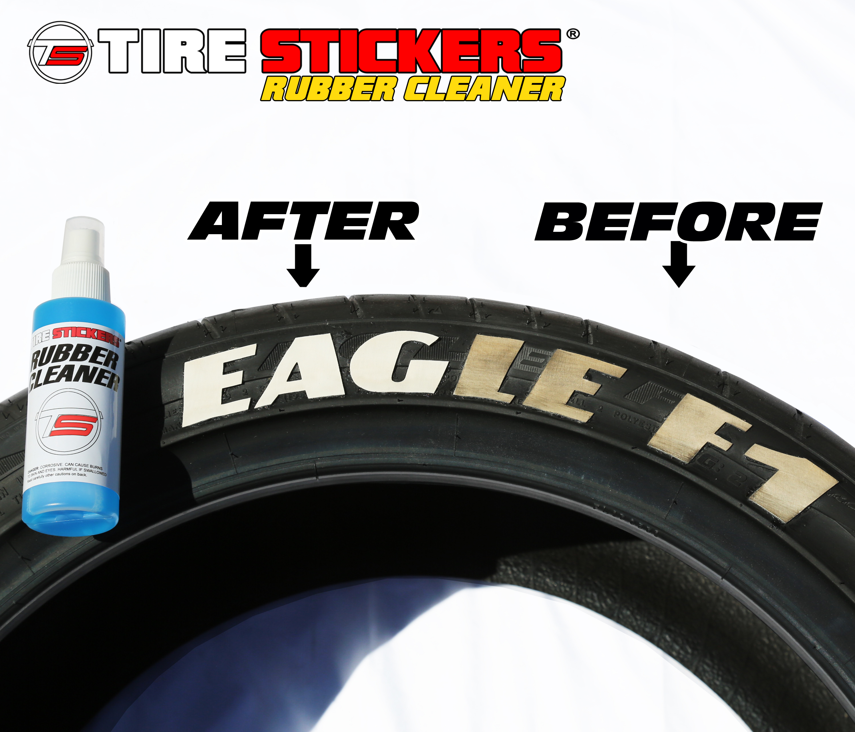 Tire Stickers Cleaner