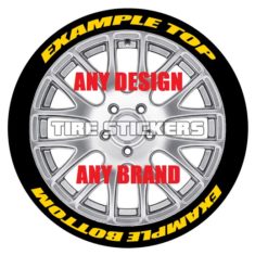 tire lettering text