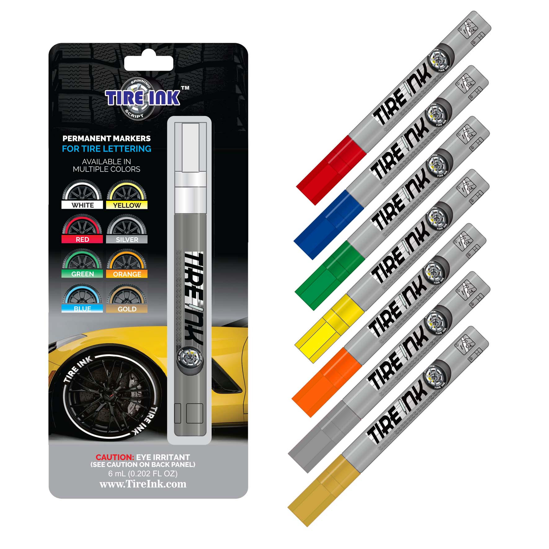 3 PCS Tyre Paint Marker Pens，Universal Waterproof Permanent Marker Car Tire Tread Rubber PC Tyre Paint Pen Non-Toxic Non-Fade Graffiti Pen 