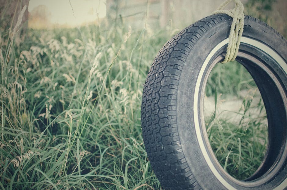 paint pen tire swing whitewall