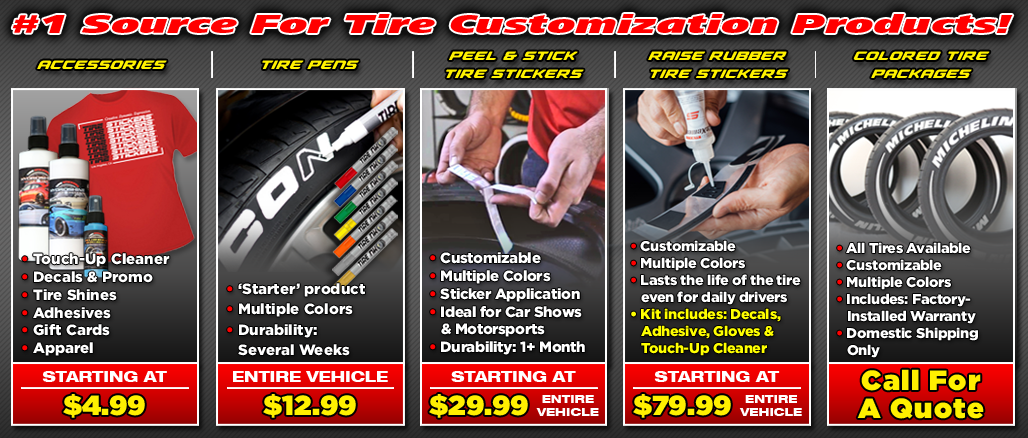 Tire Paint Pens  TIRE STICKERS .COM