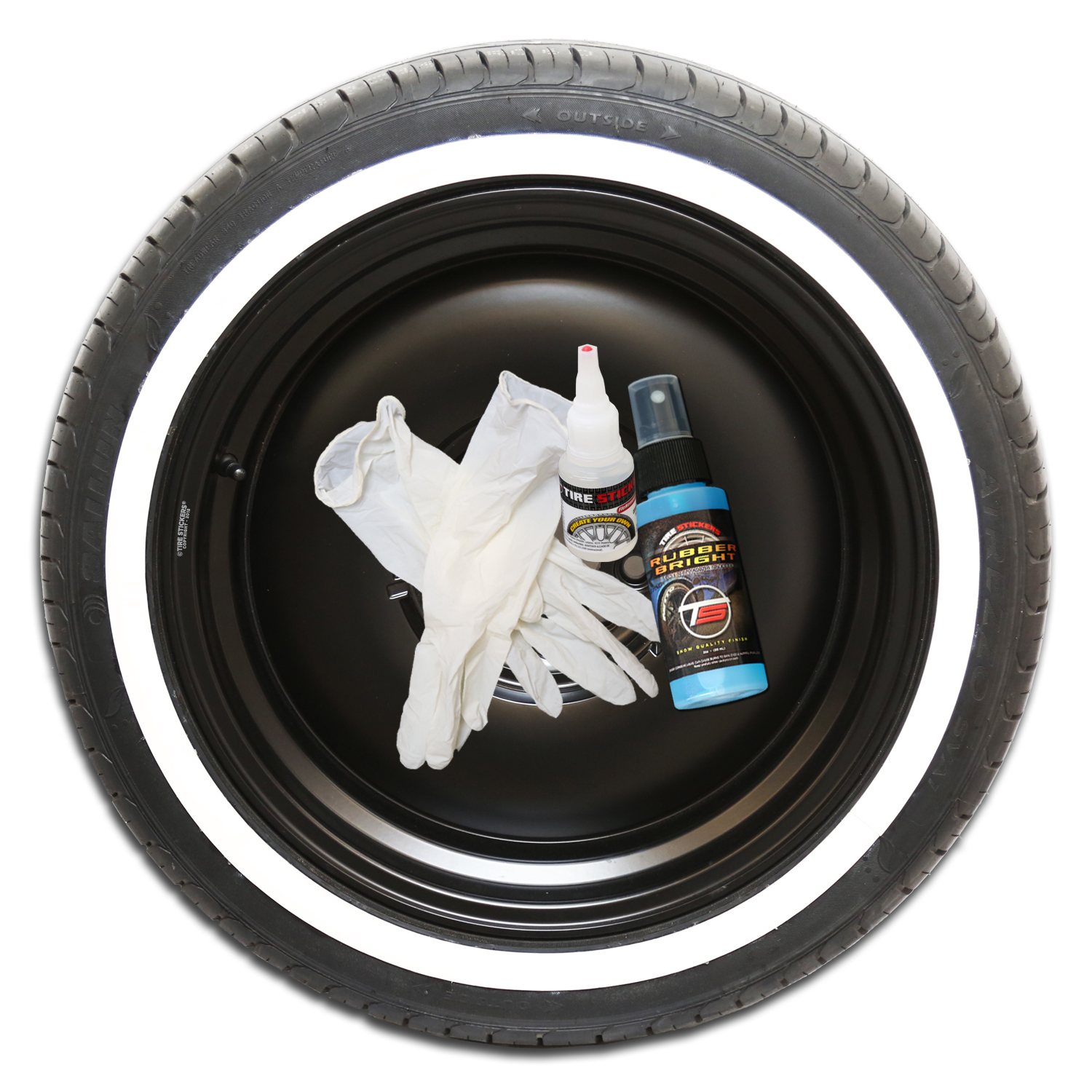 fleXement Adhesive For Permanent Tire Decals
