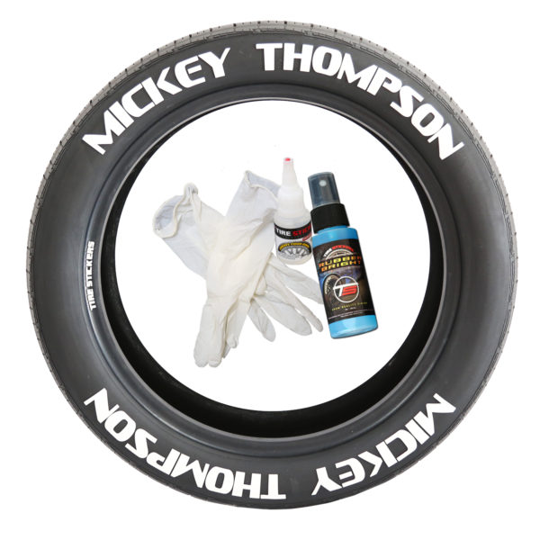 Mickey Thompson 8 decals - Tire Stickers