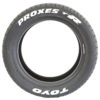 Toyo Proxes T1R - Pre-Lettered Tire with Permanent White Tire Stickers - Front1