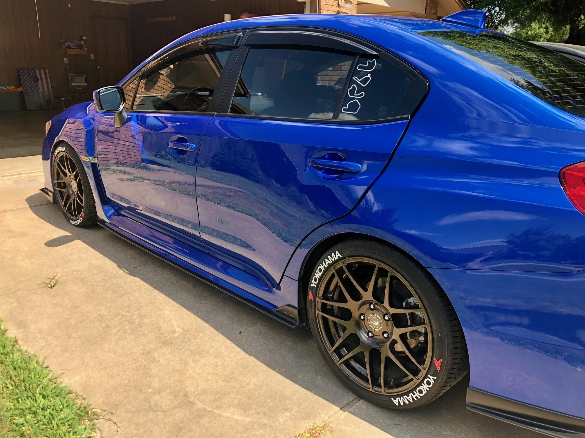YOKOHAMA ADVAN Permanent Tire Lettering Stickers - 4 Kits For 15-24 Inch Wheels