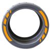 Caution Flares - Tire Stickers - ORANGE