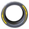 Lightning Tire Flares YELLOW - Tire Stickers Flares