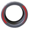 Slanted Tire Flare - RED - tire stickers flares