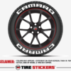 CAMARO Tire Stickers - White