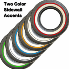 Two-Tone Sidewall Accents – Select Your Colors